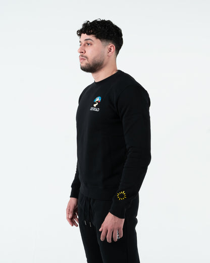 On Road Frontline Crewneck Zwart