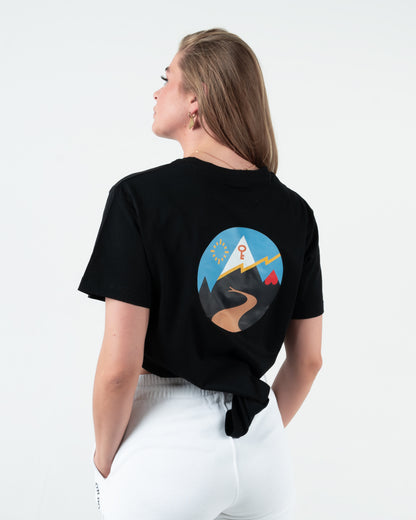 On Road Backtrail T-shirt zwart